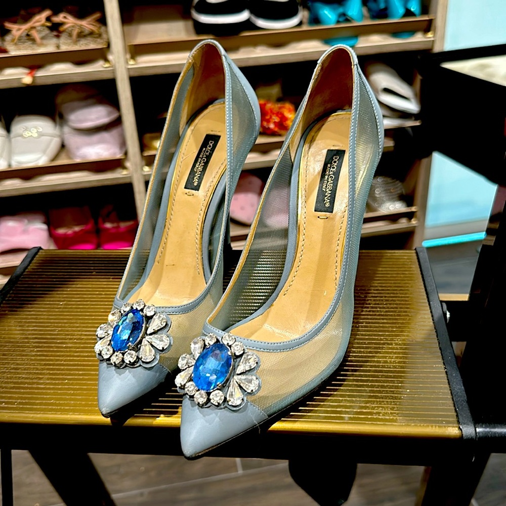 Dolce & Gabbana Bejeweled Heels